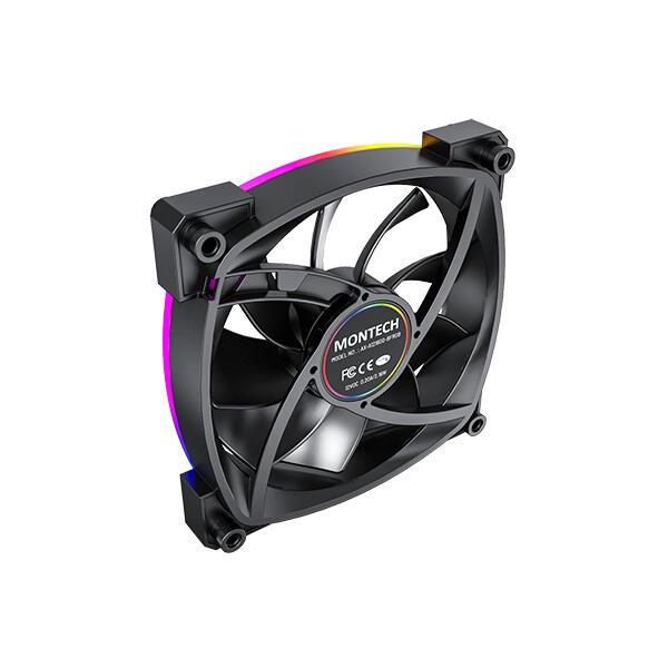 Montech Lüfter AX120 PWM / AX120 PWM (B) Schwarz