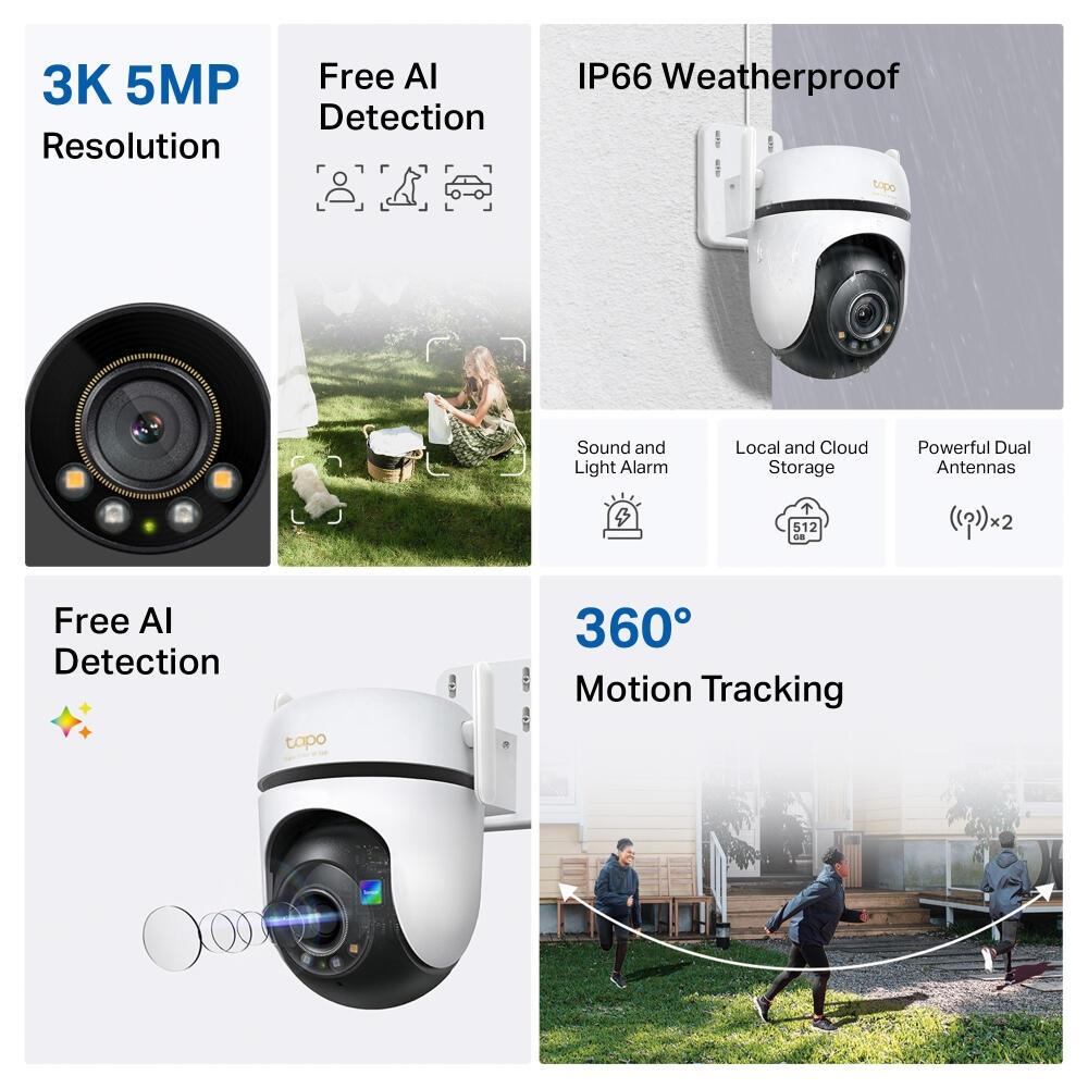 TP-Link Caméra de surveillance C530WS / TAPO C530WS Blanc
