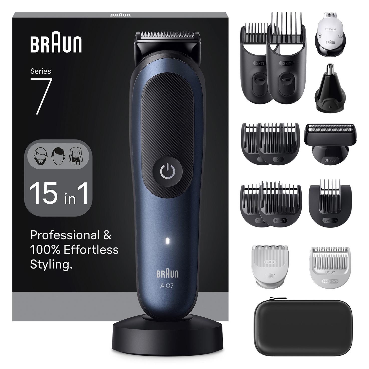 Braun Shaver Series 7 All-in-One AIO7580 / 245043 Black, blue