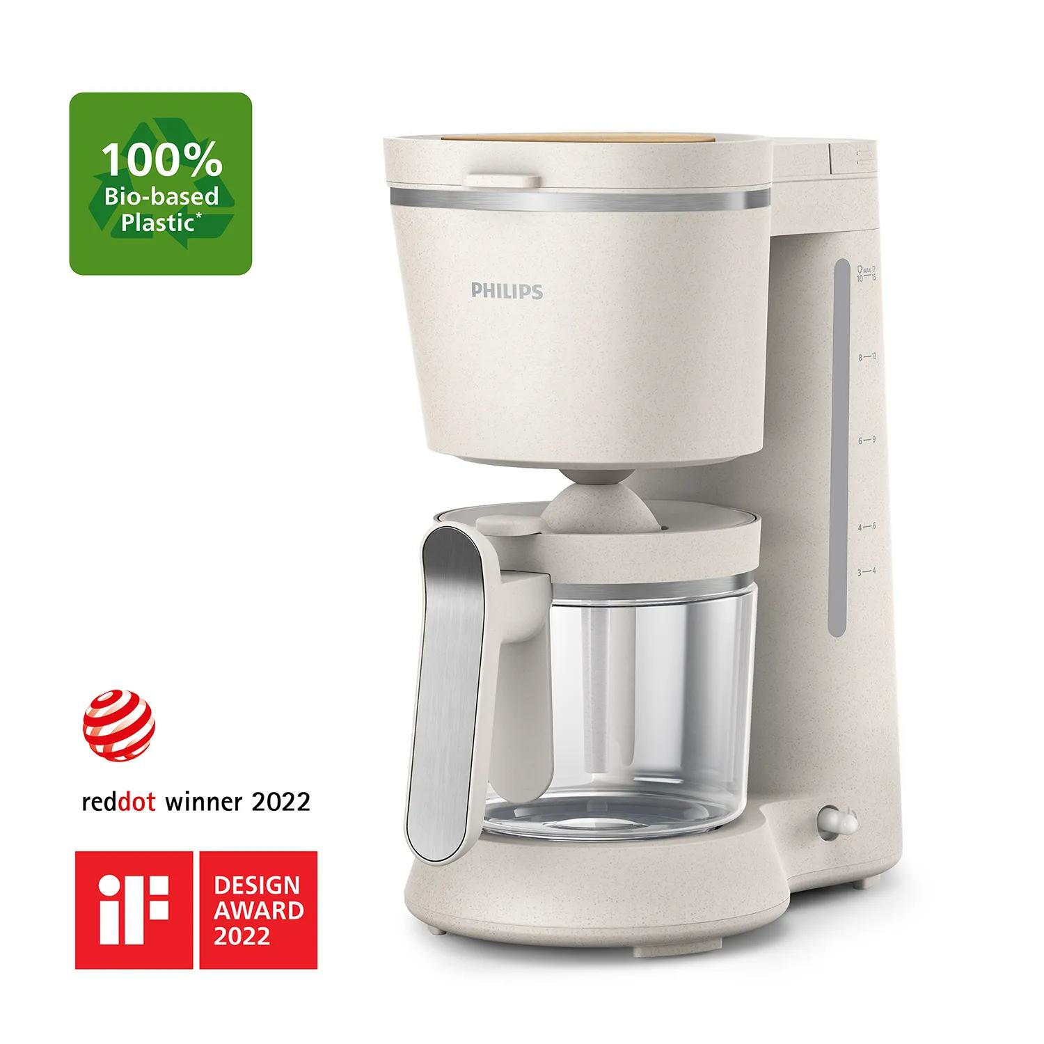 Philips Machine à café filtre Series 5000 Eco Edition / HD5120/00 Blanc