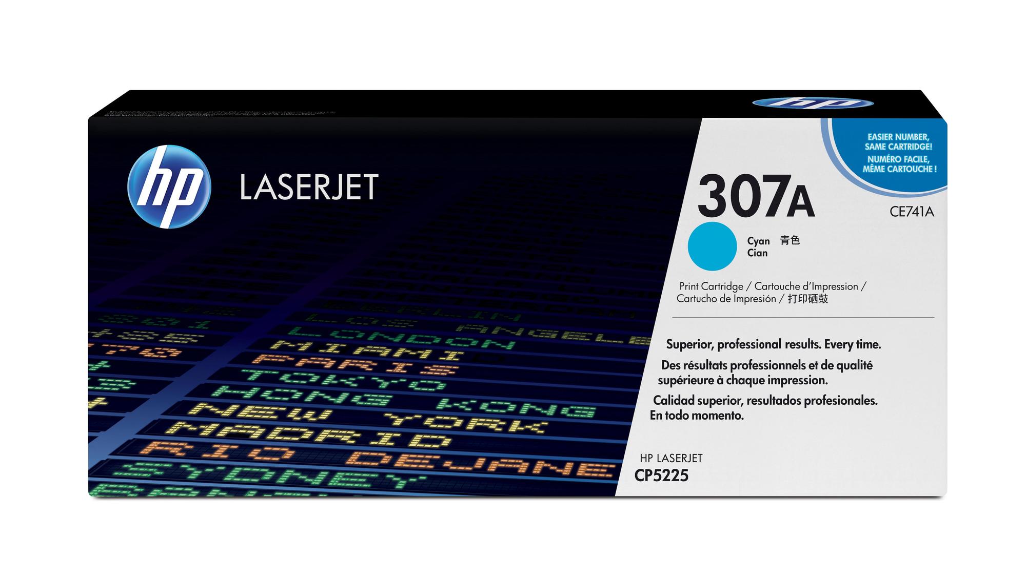HP Toner 307A / CE741A Ciano Standard