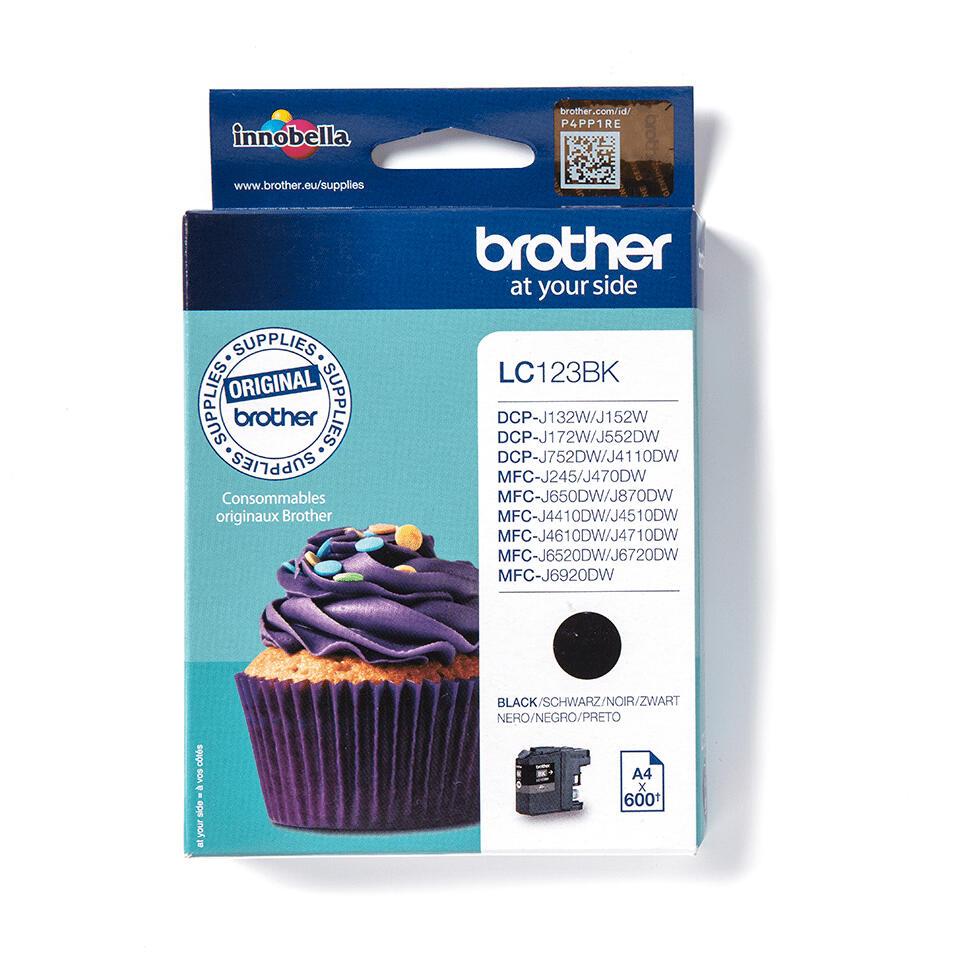 Brother Ink LC-123BK / LC123BK Black Standard