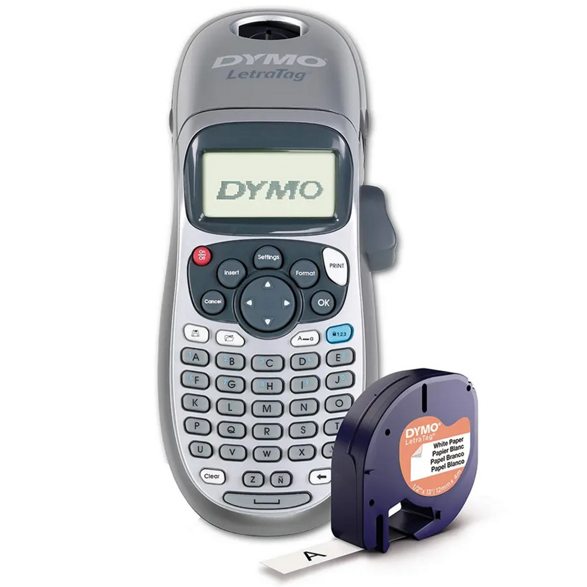 Dymo Étiqueteuse LetraTag LT-100H / 2174577 Argent