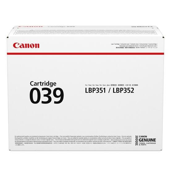 Canon Tóner 39 / 0287C001 Negro Standard