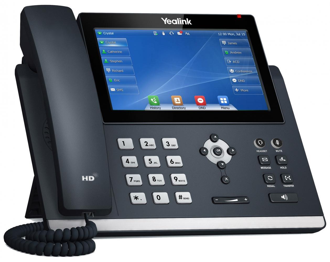 Yealink Teléfono SIP-T48U / 1301204 Gris 17,8 cm (7")