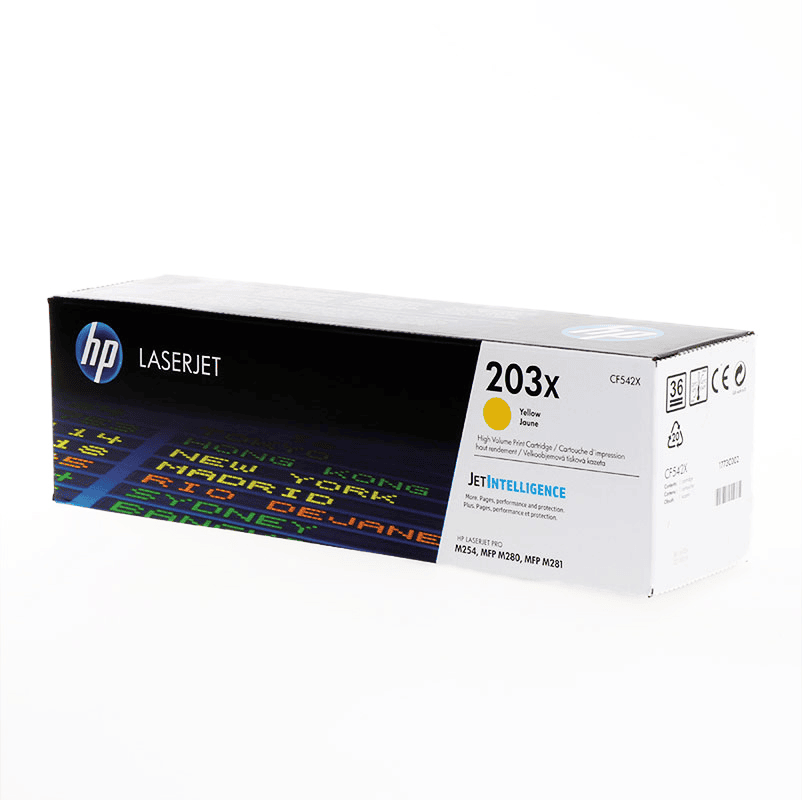 HP Toner 203X / CF542X Gelb