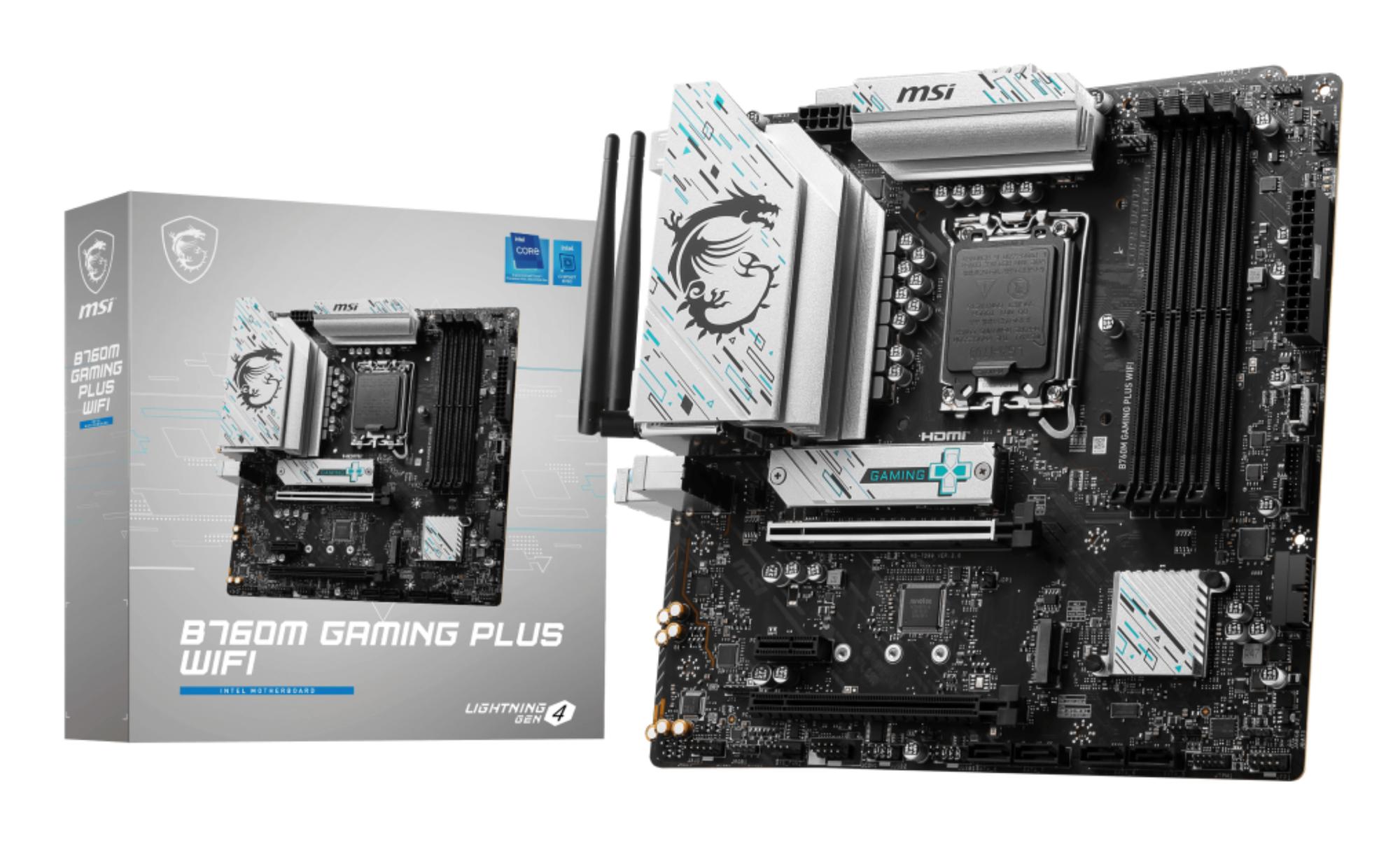 MSI Mainboard B760M GAMING PLUS WIFI / 7D99-017R