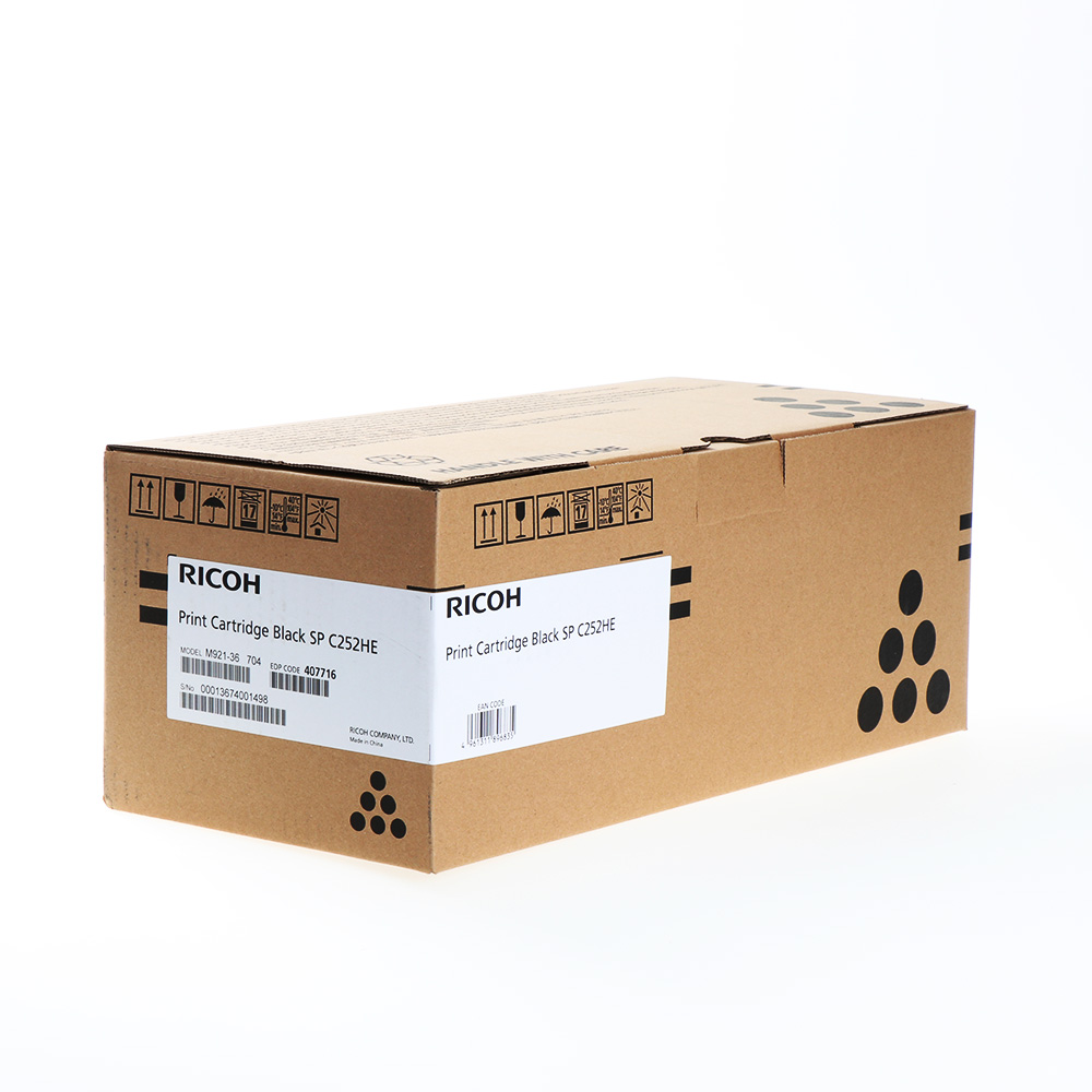 Ricoh Toner Type C252E / 407716 Schwarz XL