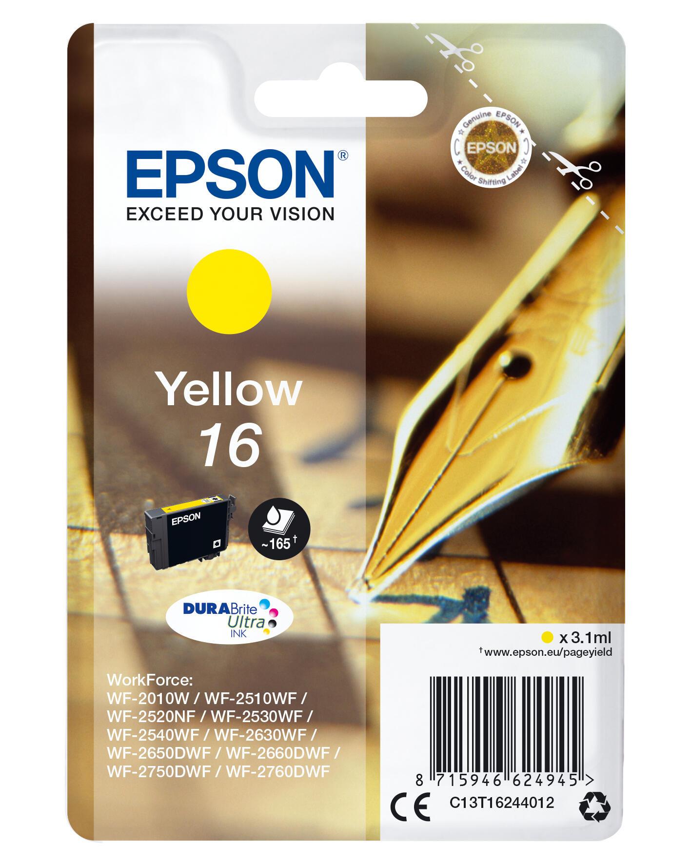 Epson Tinta 16 / C13T16244012 Amarillo Standard