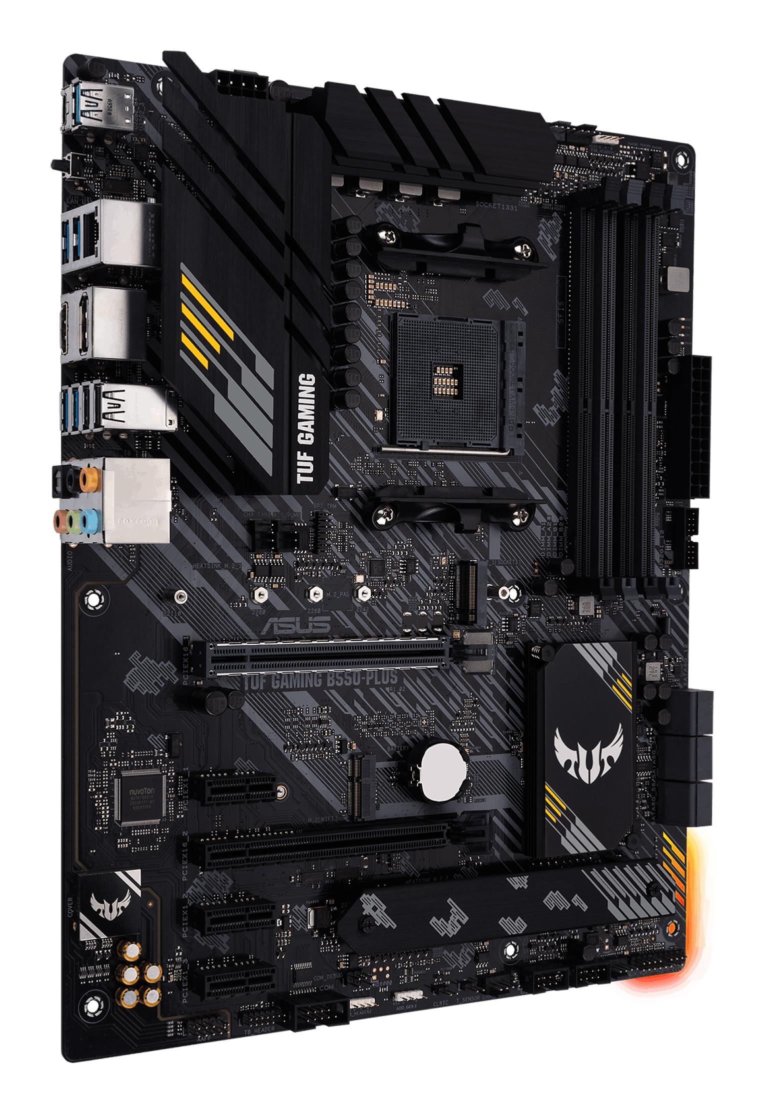 ASUS Carte mère TUF Gaming B550-Plus / 90MB14G0-M0EAY0 Noir