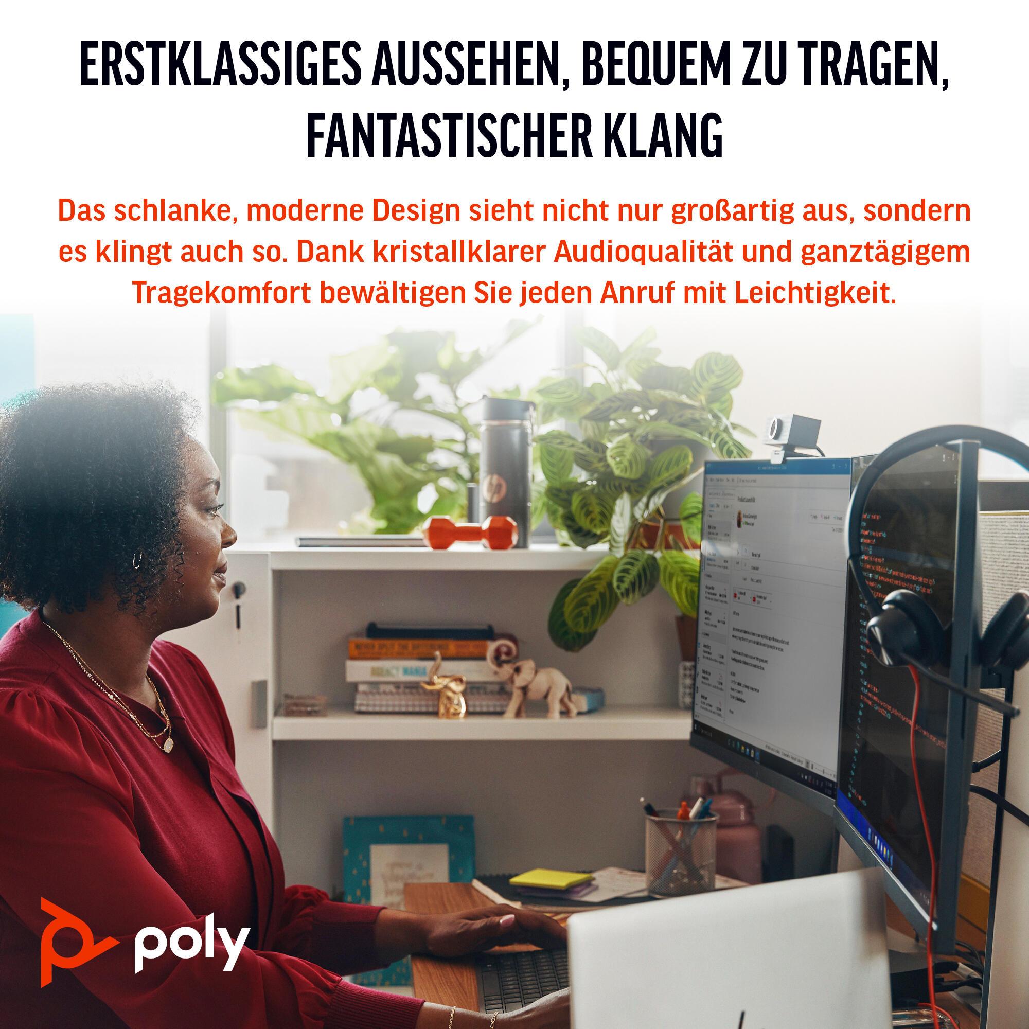 Plantronics/Poly Headset Blackwire 3320 MS / 8X220AA Schwarz