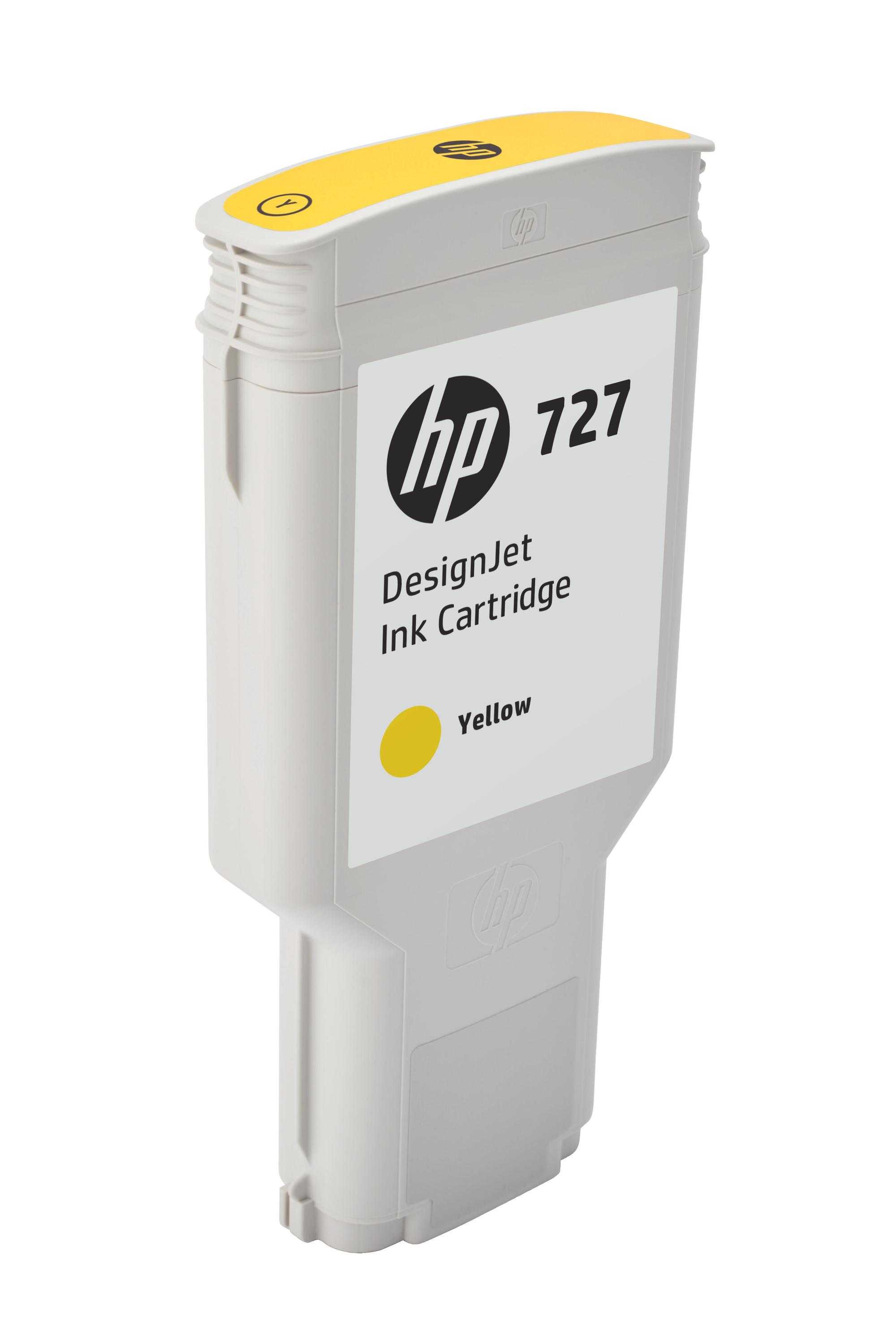 HP Tinta 727 / F9J78A Amarillo XXL