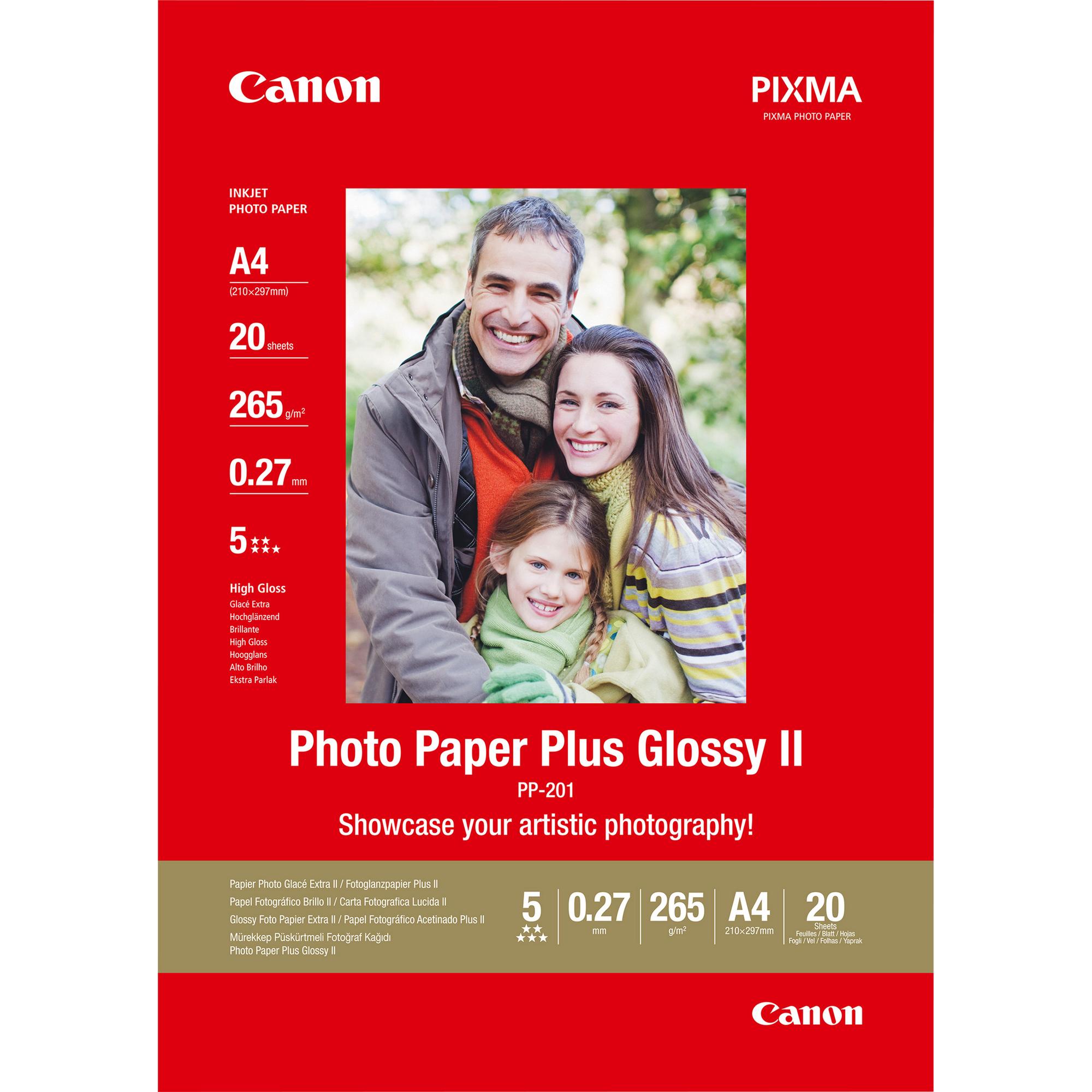 Canon Papier PP-201 / 2311B019 Weiß