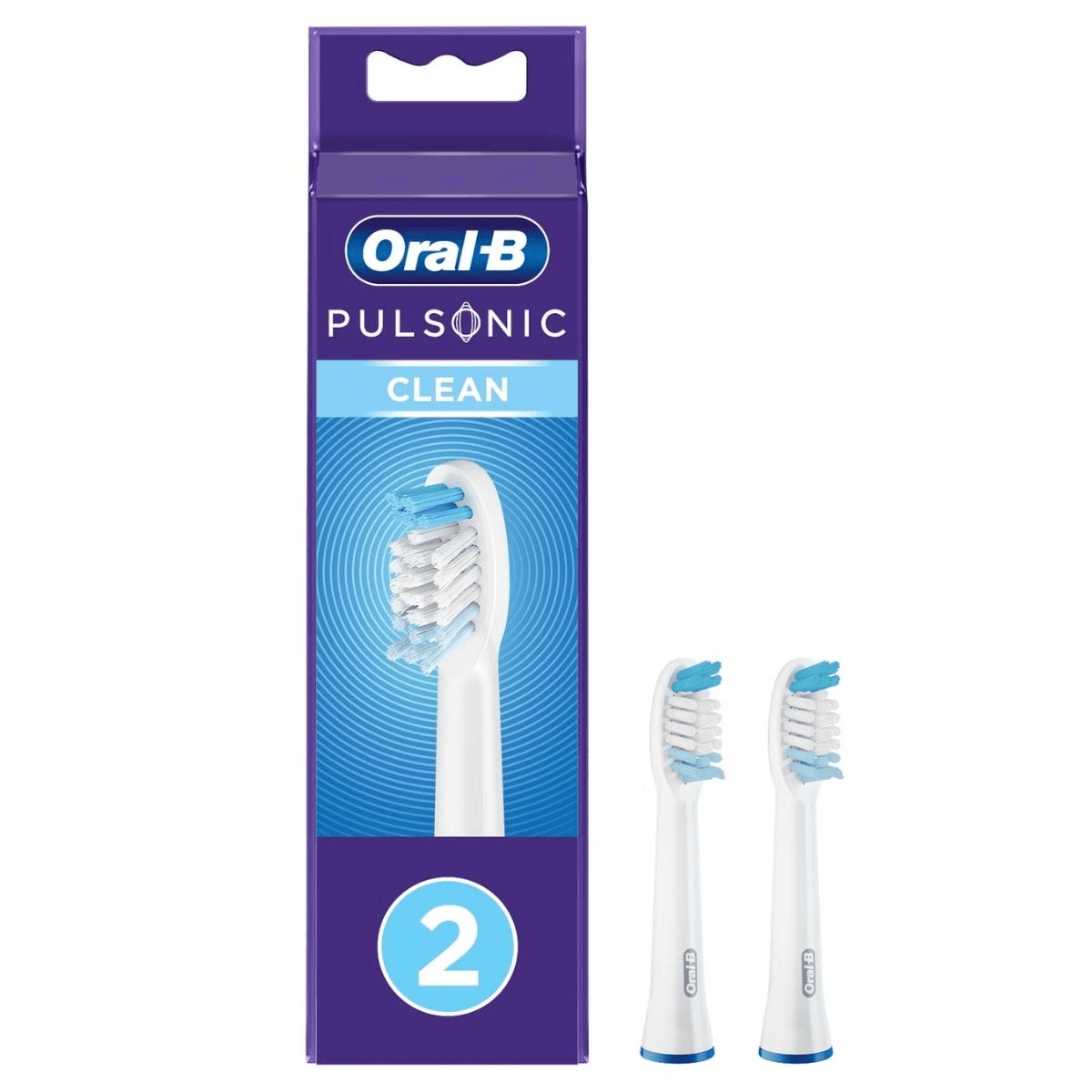 Oral-B Aufsteckzahnbürste Pulsonic / 299783 Weiß Doppelpack