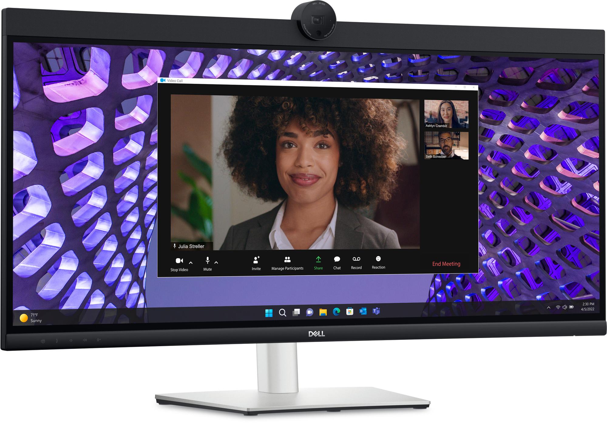 DELL Monitor P3424WEB / 210-BFOB Schwarz 86,7 cm (34.1")