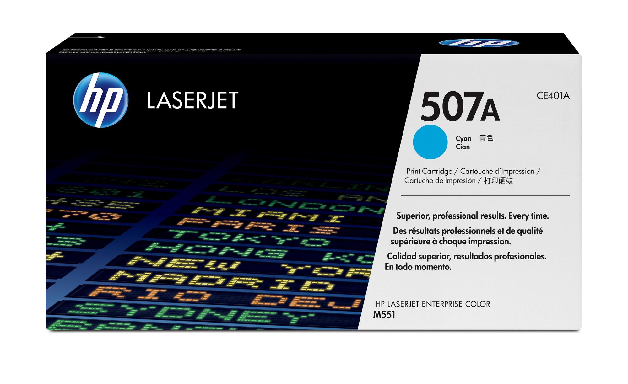 HP Toner 507A / CE401A Cyan Standard