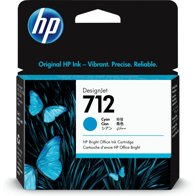 HP Ink 712 / 3ED67A Cyan