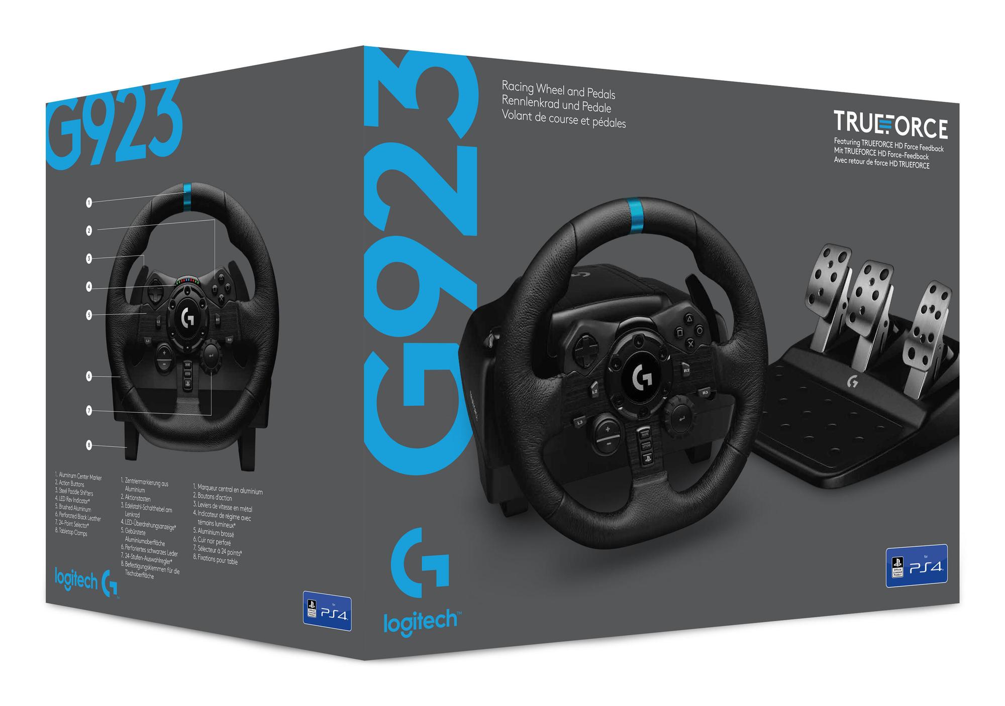 Logitech Contrôleur G923 SE Racing Wheel und Shifter PS / 991-000531 Noir