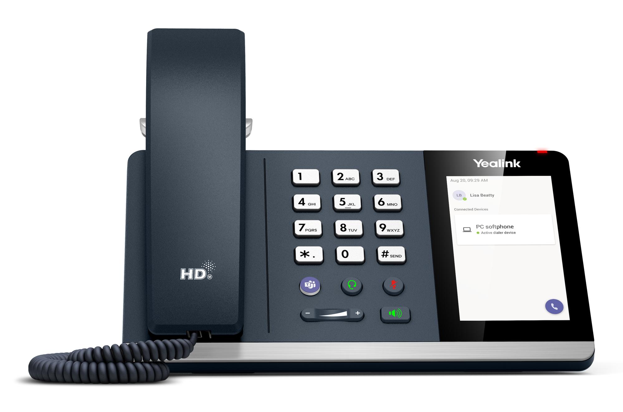 Yealink Téléphone MP45 / 1301118 Noir, gris
