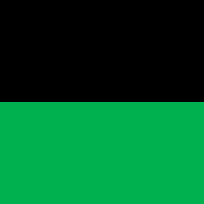 Black on Green