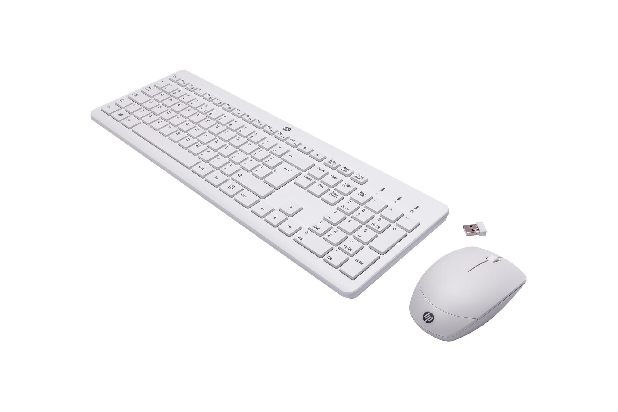 HP Set de ratón y teclado 230 / 3L1F0AA#ABB Blanco
