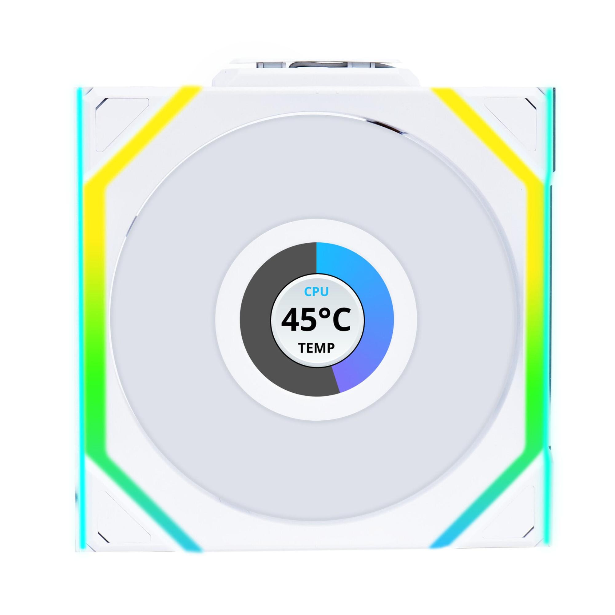 Lian Li Fan Uni Fan SL / 12SLLCD1W3W White 3-Pack