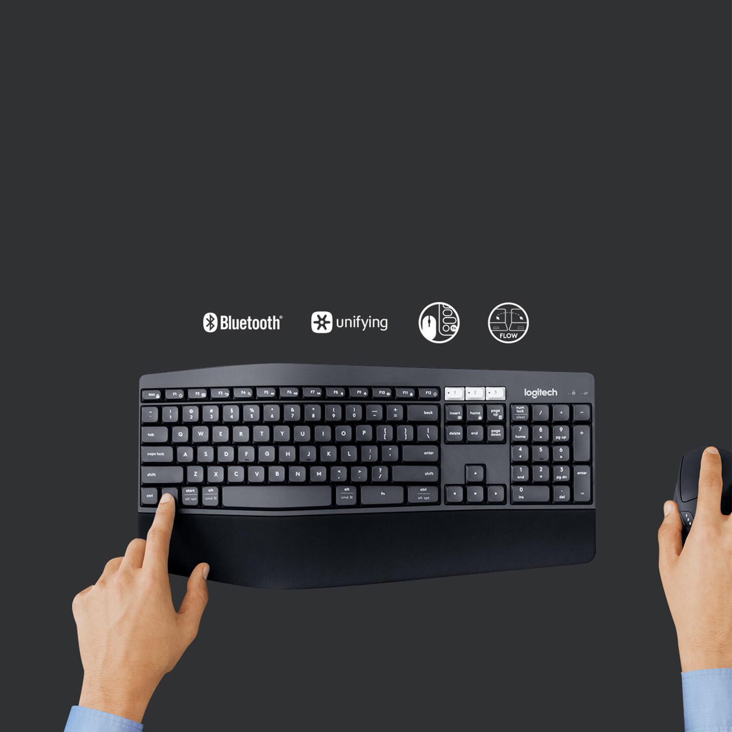 Logitech Set de ratón y teclado MK850 Performance / 920-008221 Negro