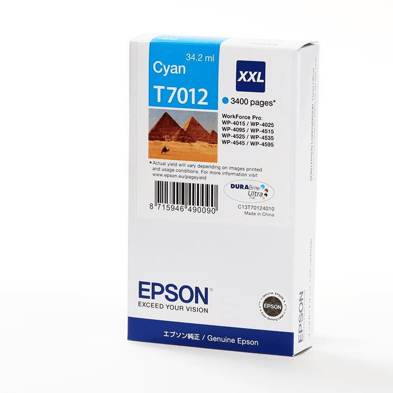 Epson Inchiostro T7012 / C13T70124010 Ciano