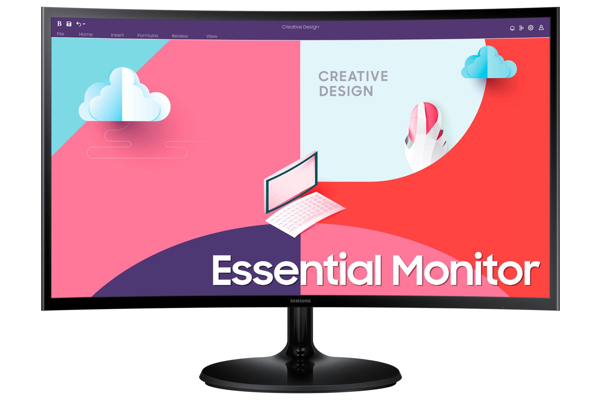 Samsung Monitor Essential LS24C364EAU / LS24C364EAUXEN Nero 61 cm (24")