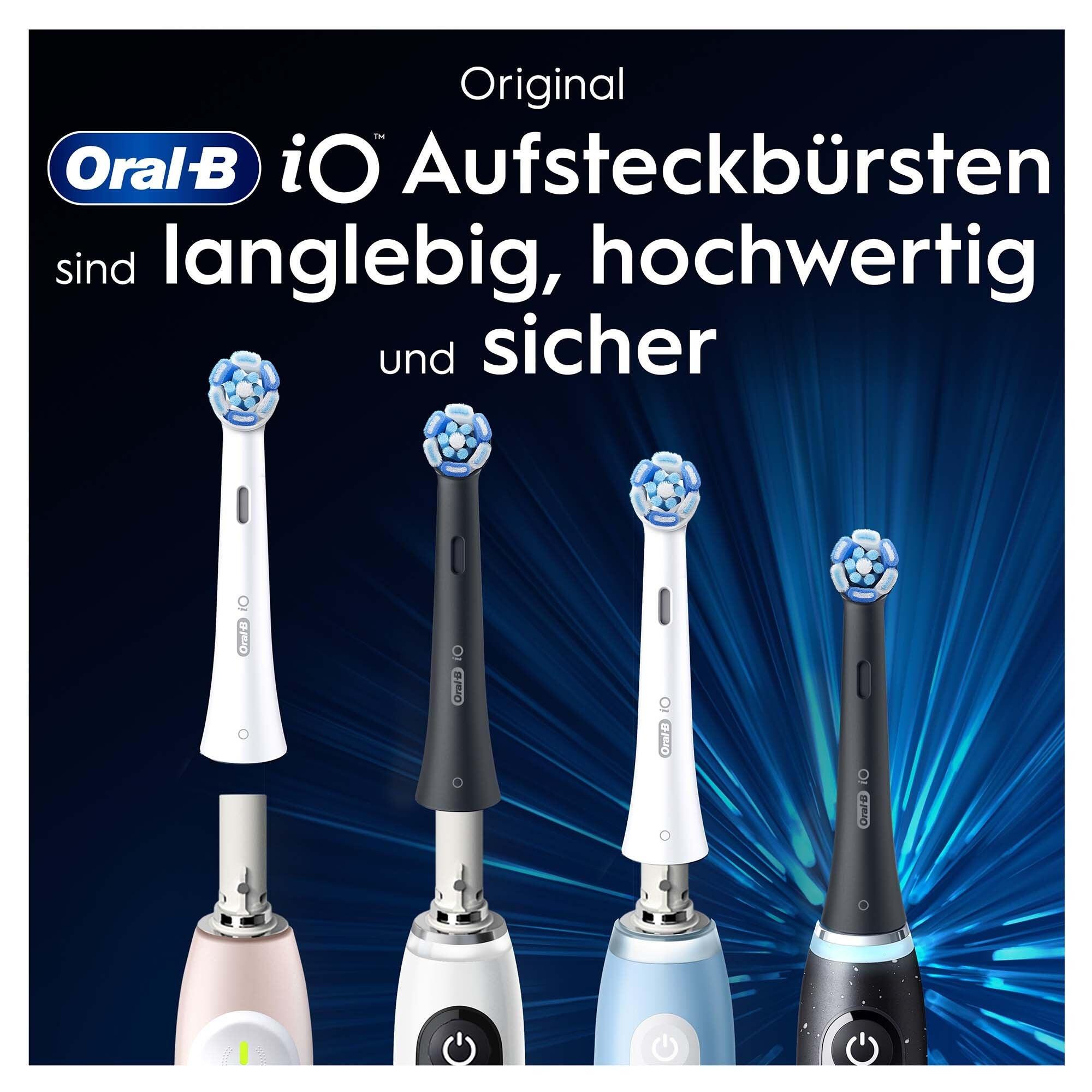 Oral-B Attachable toothbrush iO Ultimative Reinigung / 8700216373807 Black Doppelpack