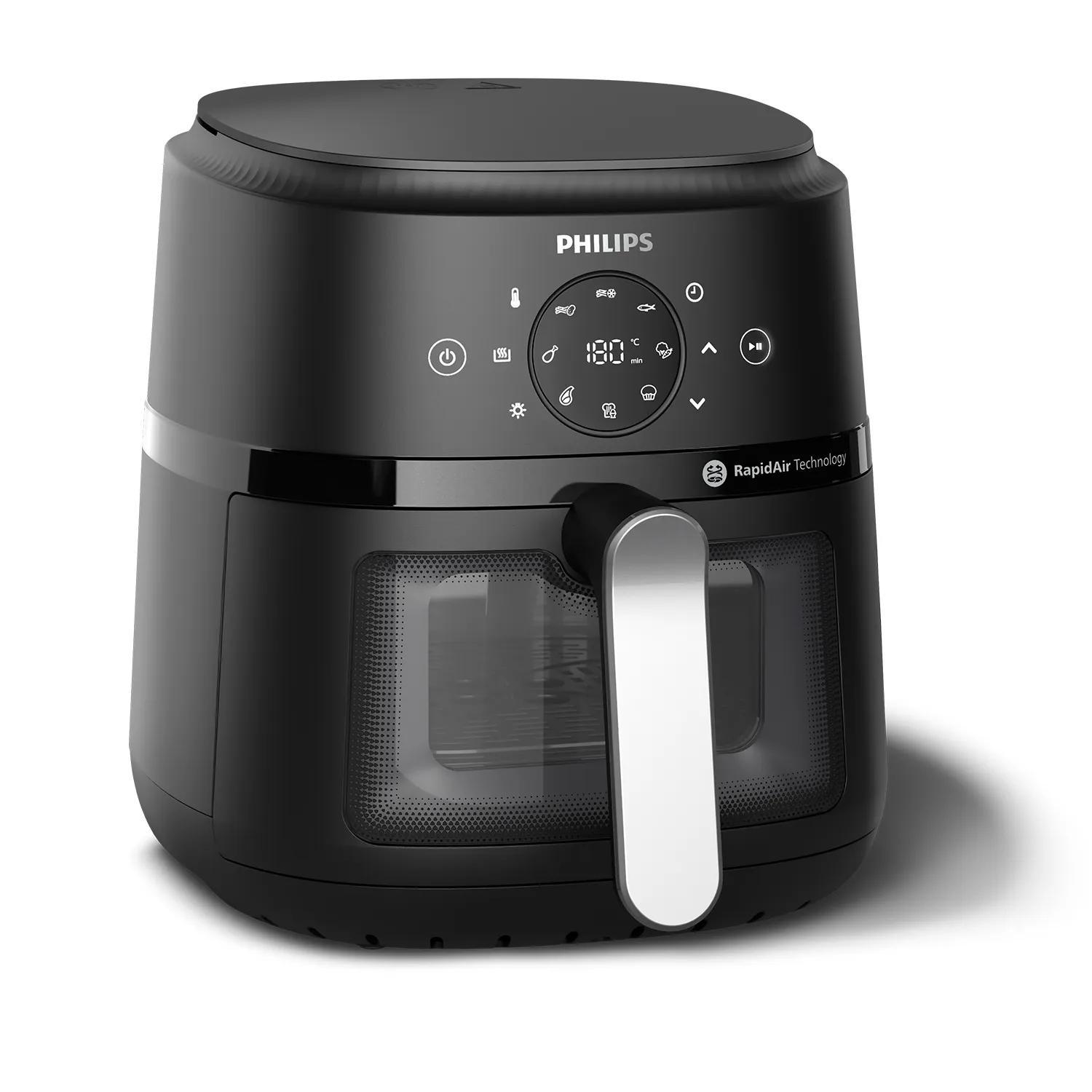 Philips Hot air fryer 2000 Series / NA221/00 Black, silver
