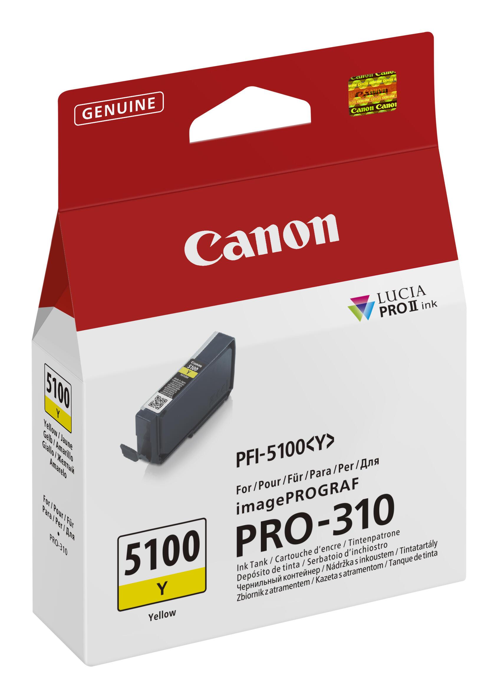Canon Encre PFI-5100 Y / 6955C001 Jaune Standard