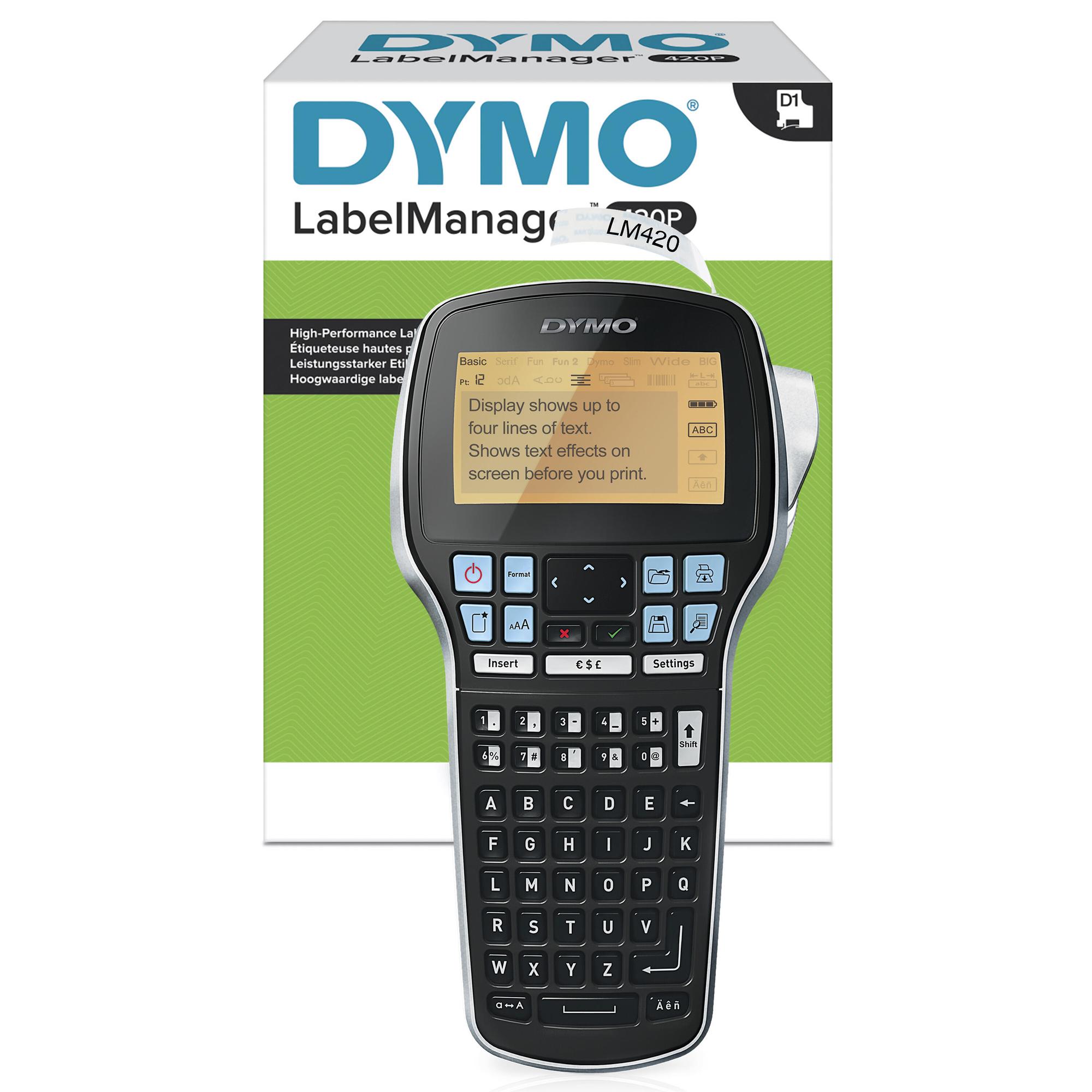 DYMO Dispositivo di etichettatura LM420P / S0915440 Nero