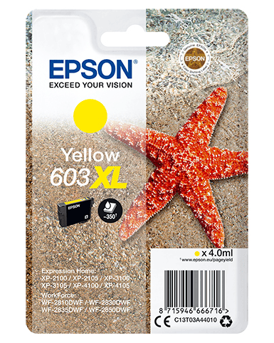 Epson Ink 603XL / C13T03A44010 Yellow