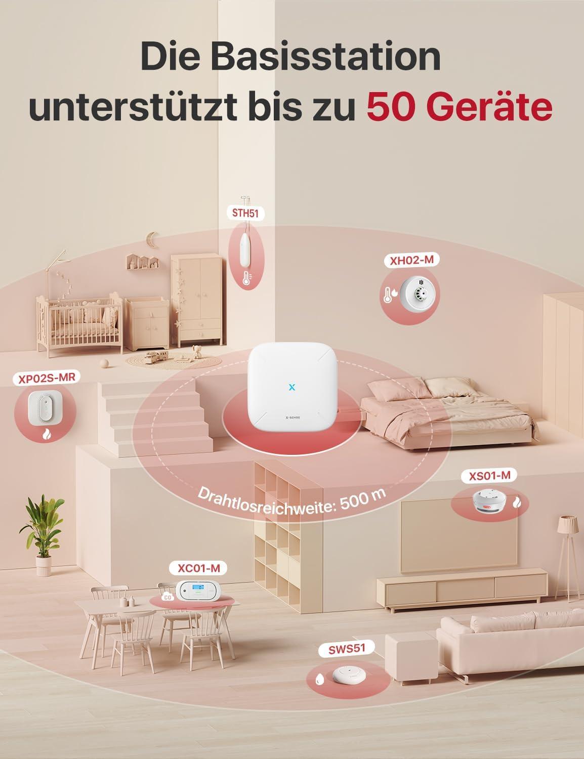 X-Sense Detector de humo FS31 / ZASXS00108WEU Blanco