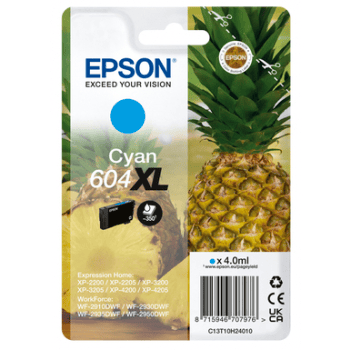 Epson Tinta 604XL / C13T10H24010 Cian