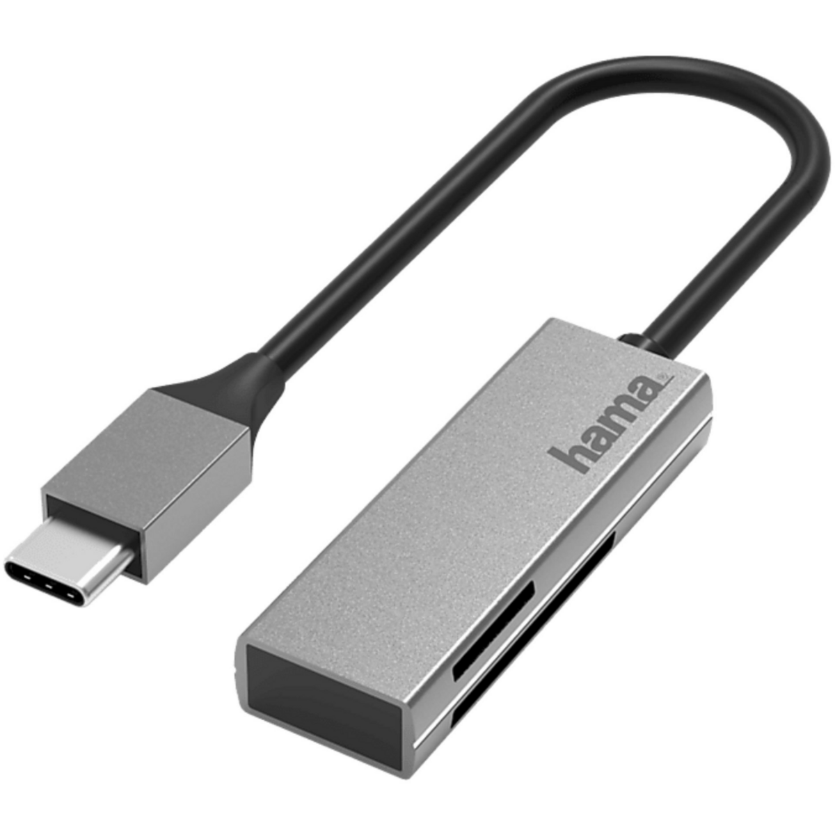 Hama Lector de tarjetas SD USB-C / 00200131 Plata