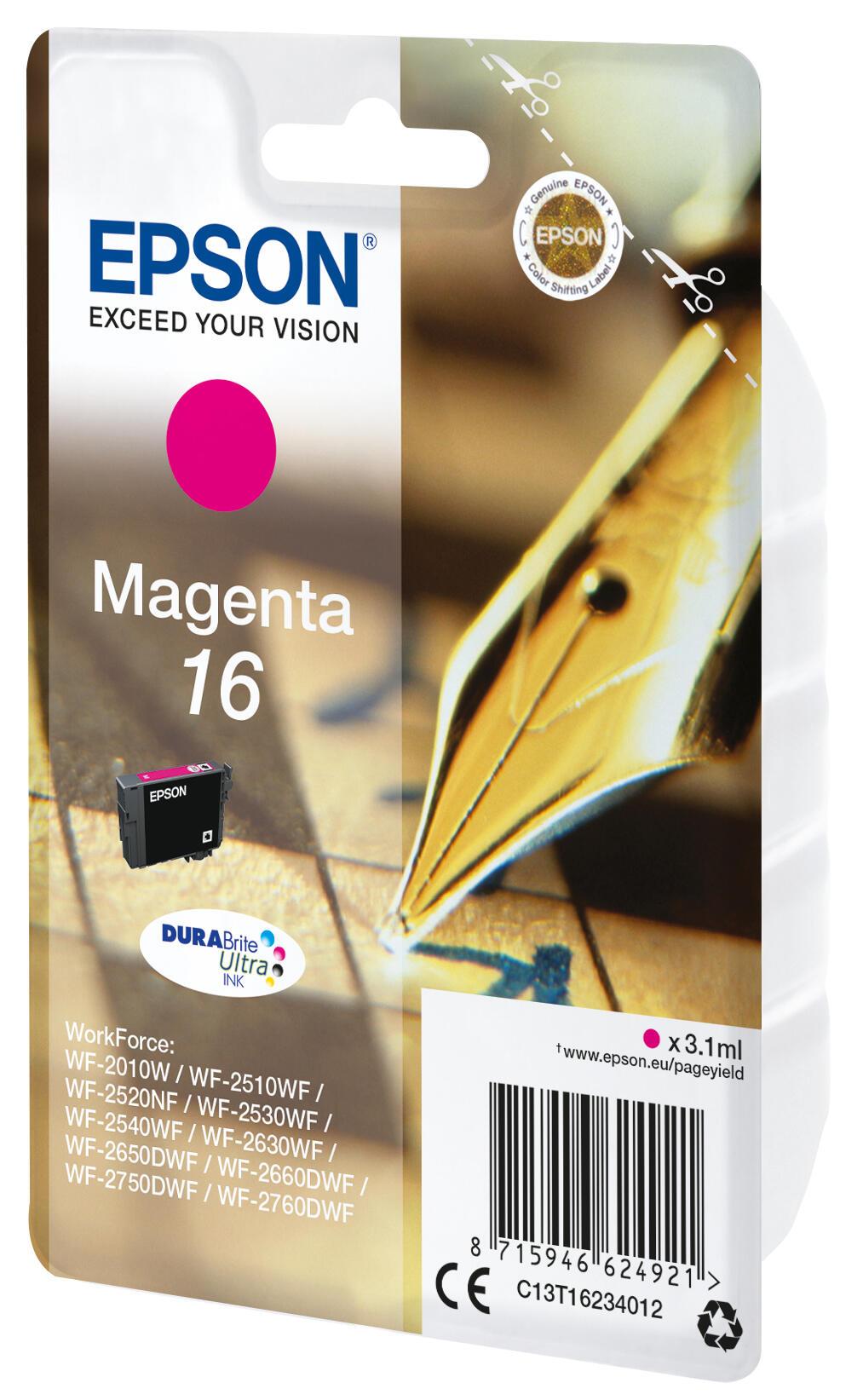 Epson Encre 16 / C13T16234012 Magenta Standard