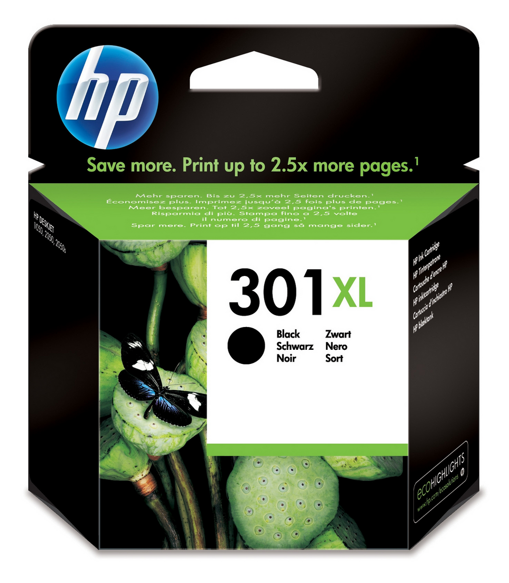 HP Tinta 301XL / CH563EE Negro XL