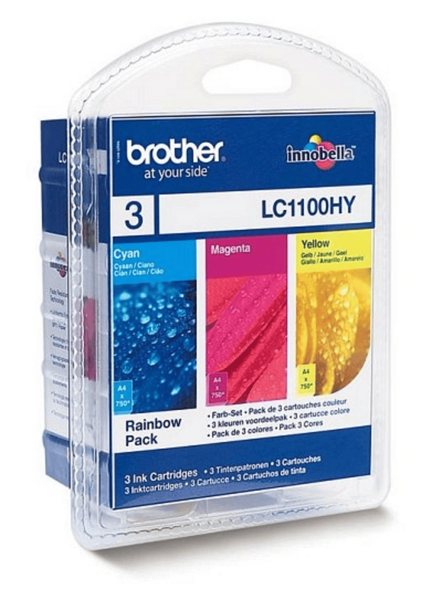Brother Tinte LC-1100HYRBWBP / LC1100HYRBWBP C,M,Y XL Multipack