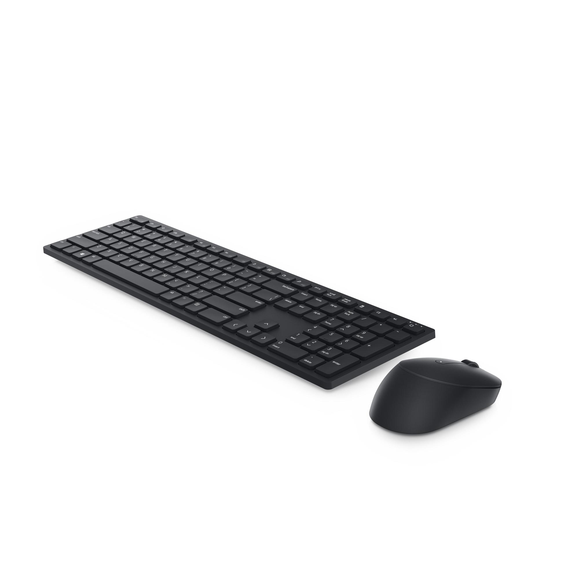 DELL Maus- und Tastatur-Set KM5221W US-Int RTL / 580-AJRC Schwarz