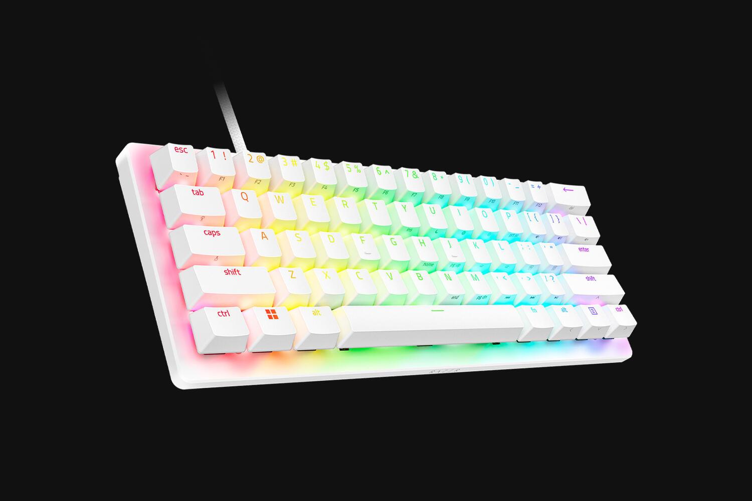 Razer Tastatur Huntsman V3 Pro Mini / RZ03-04990100-R3M1 Weiß