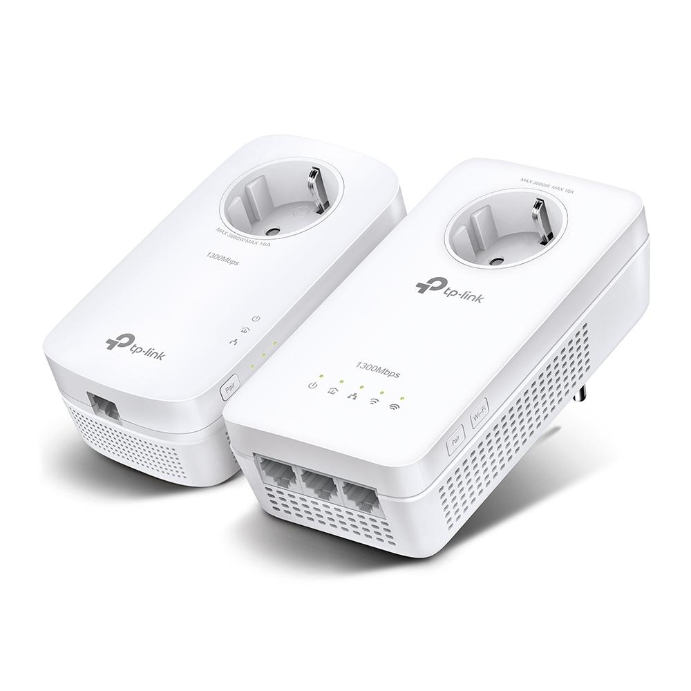TP-Link Powerline Station TL-WPA8631P Kit / TL-WPA8631P KIT Weiß Multipack