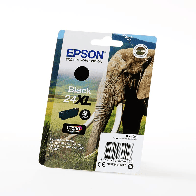 Epson Tinte 24XL / C13T24314012 Schwarz XL