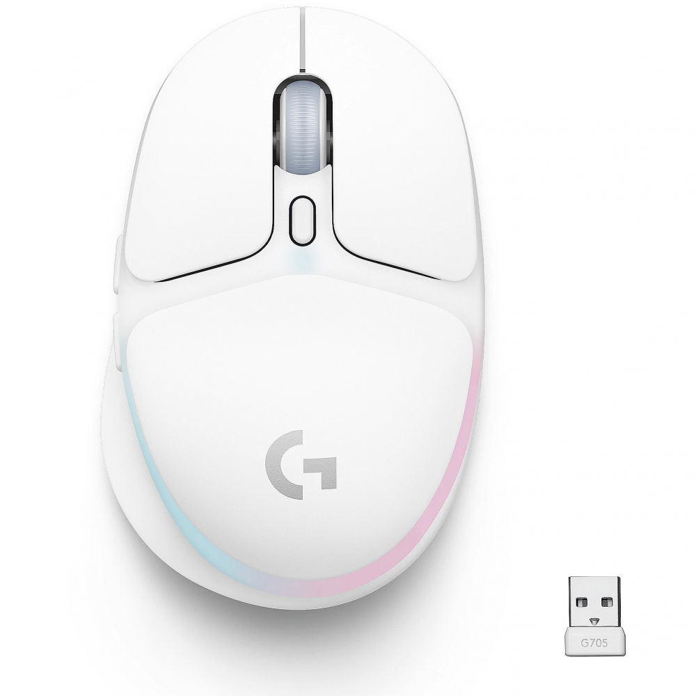 Logitech Maus G705 / 910-006367 Weiß