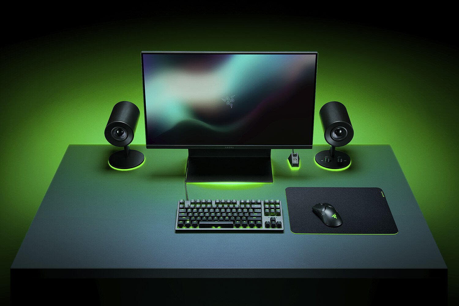 Razer Alfombrilla de ratón Gigantus V2 / RZ02-03330400-R3M1 Negro, verde