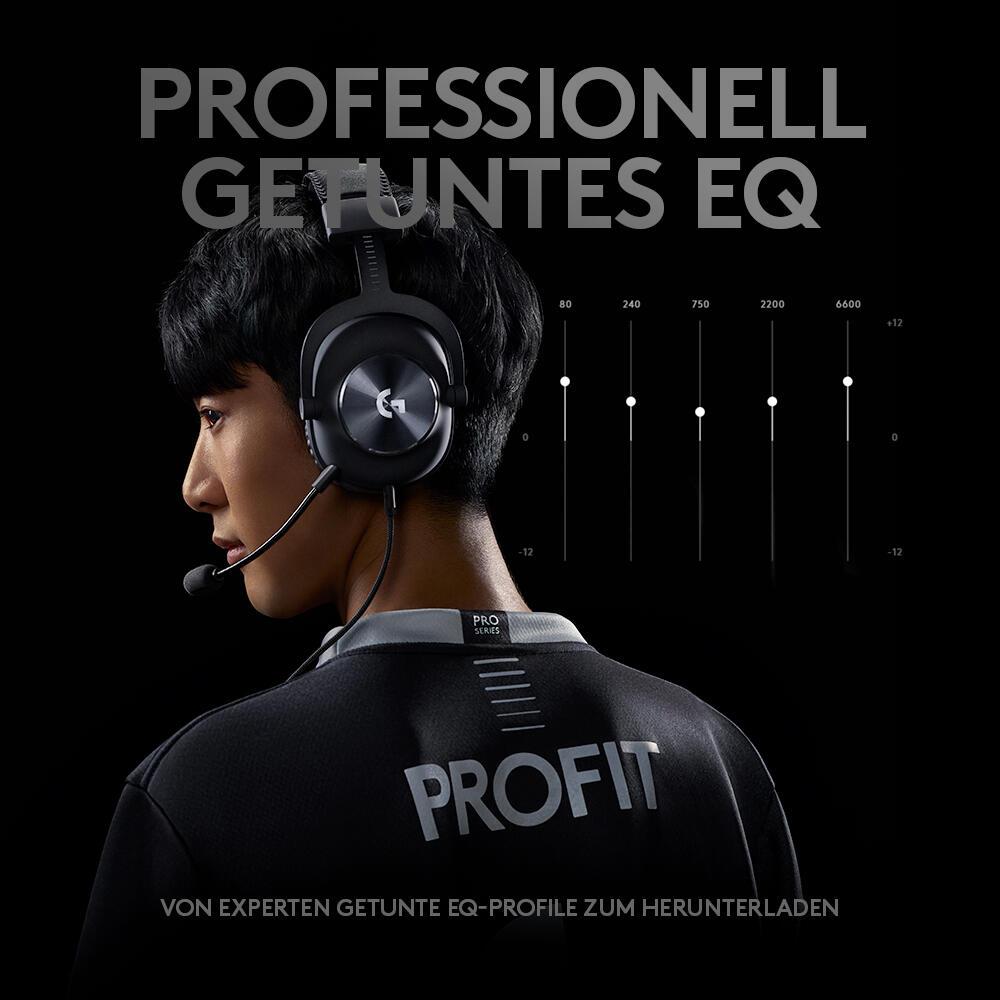 Logitech Headset Pro X Lightspeed / 981-000907 Schwarz