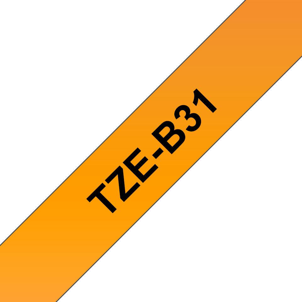 Brother Colour ribbon TZE-B31 / TZEB31 Black, orange
