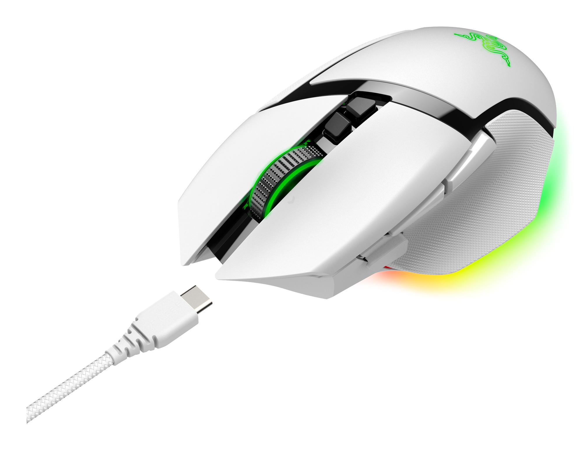Razer Mouse Basilisk V3 Pro / RZ01-04620200-R3G1 Bianco
