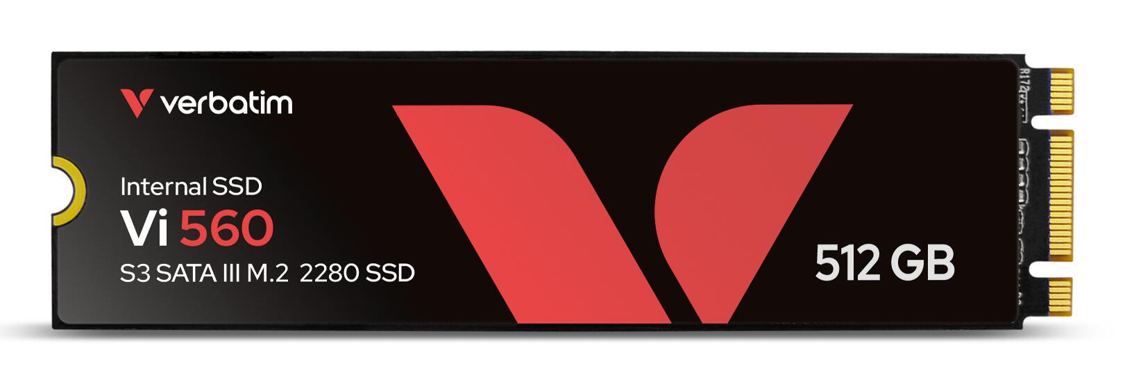 Verbatim M.2 SSD Vi560 512GB / 49363 Schwarz